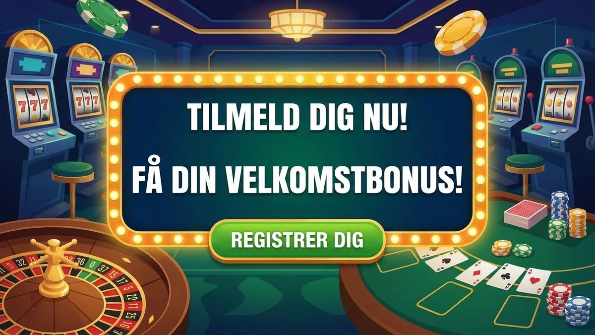 Tilmeld dig med bonus